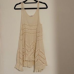 Free people cream colored dress